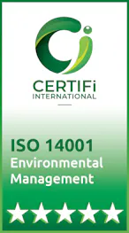 ISO 14001 certified